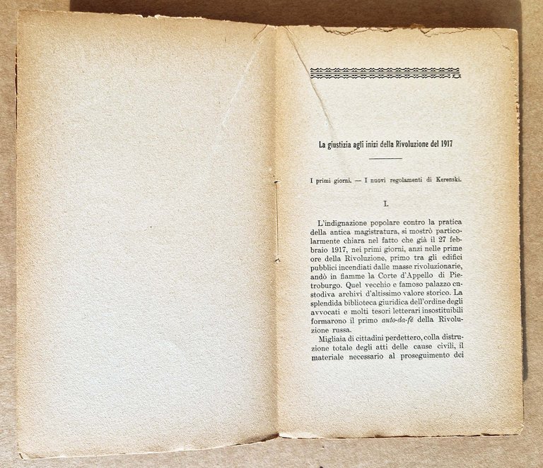 Tribunali e pene nella Russia rivoluzionaria.