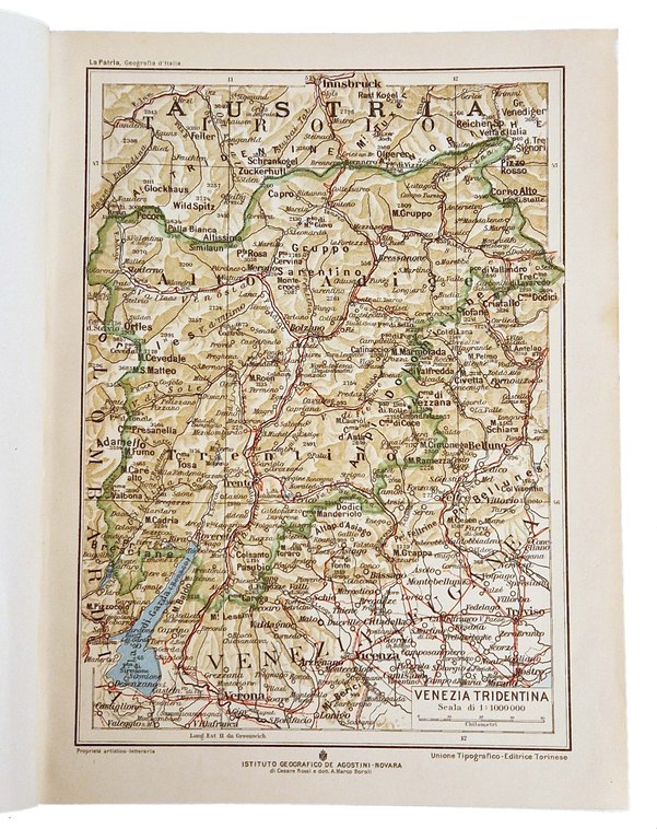 Venezia Tridentina, con una carta geografica d'insieme, sedici tavole in …