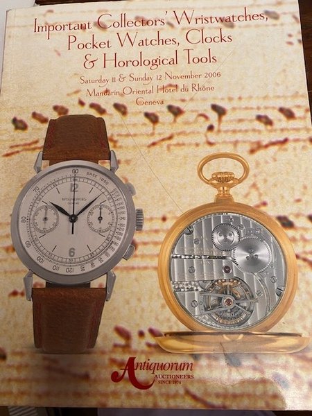 IMPORTANT COLLECTOR'S WRISTWATCHES, POCKET WATCHES, CLOCKS & HOROLOGICAL TOOLS, Saturday …