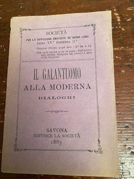 Il Galantuomo alla moderna. Dialoghi