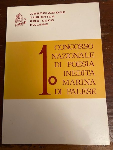 1° concorso nazionale di poesia inedita Marina di Palese