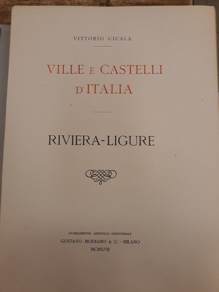 VILLE E CASTELLI D'ITALIA.