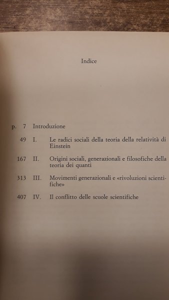 EINSTEIN E LA SUA GENERAZIONE.