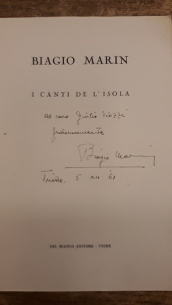 I CANTI DELL'ISOLA.