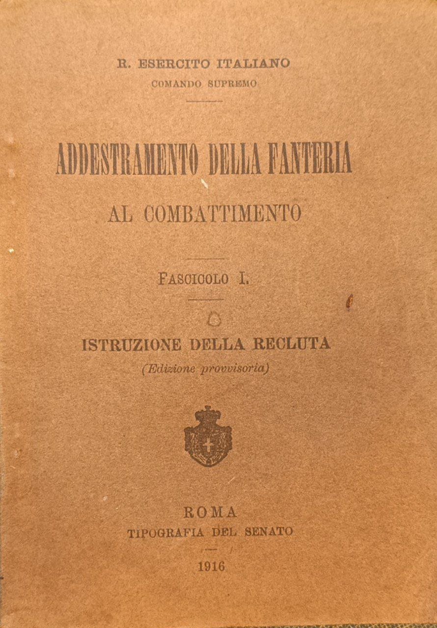 Addestramento della fanteria al combattimento: istruzione della recluta