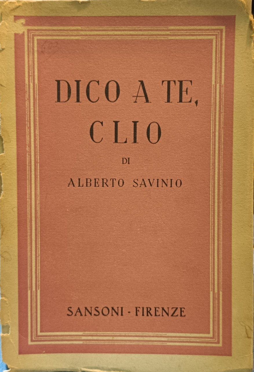 Dico a te, Clio | Immagine principale