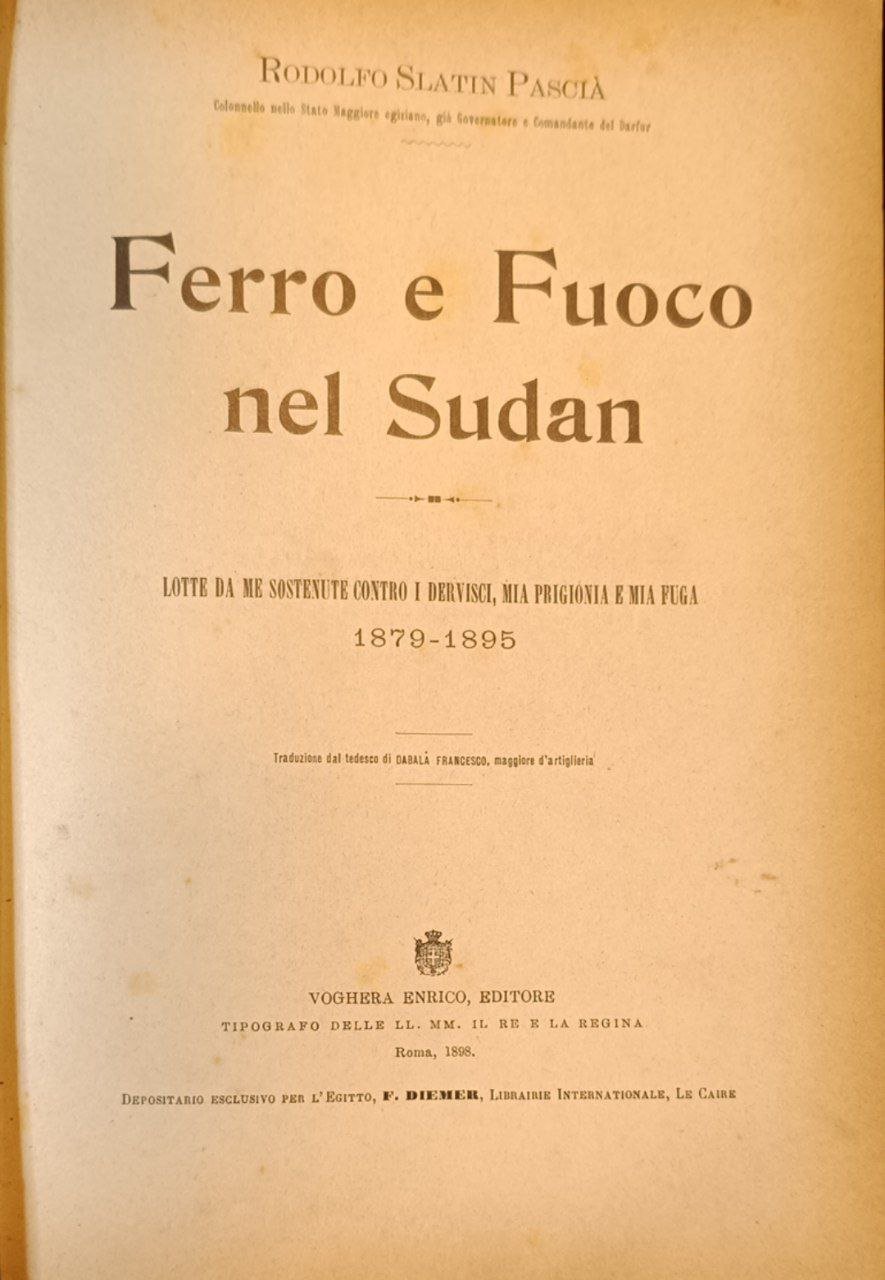 Ferro e fuoco nel Sudan: lotte da me sostenute contro … | Immagine principale
