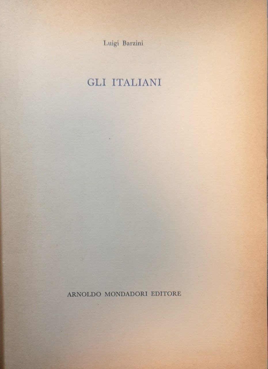 Gli italiani