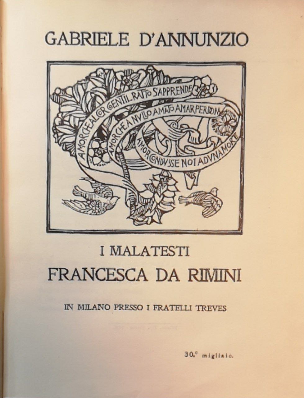 I malatesti: Francesca da Rimini