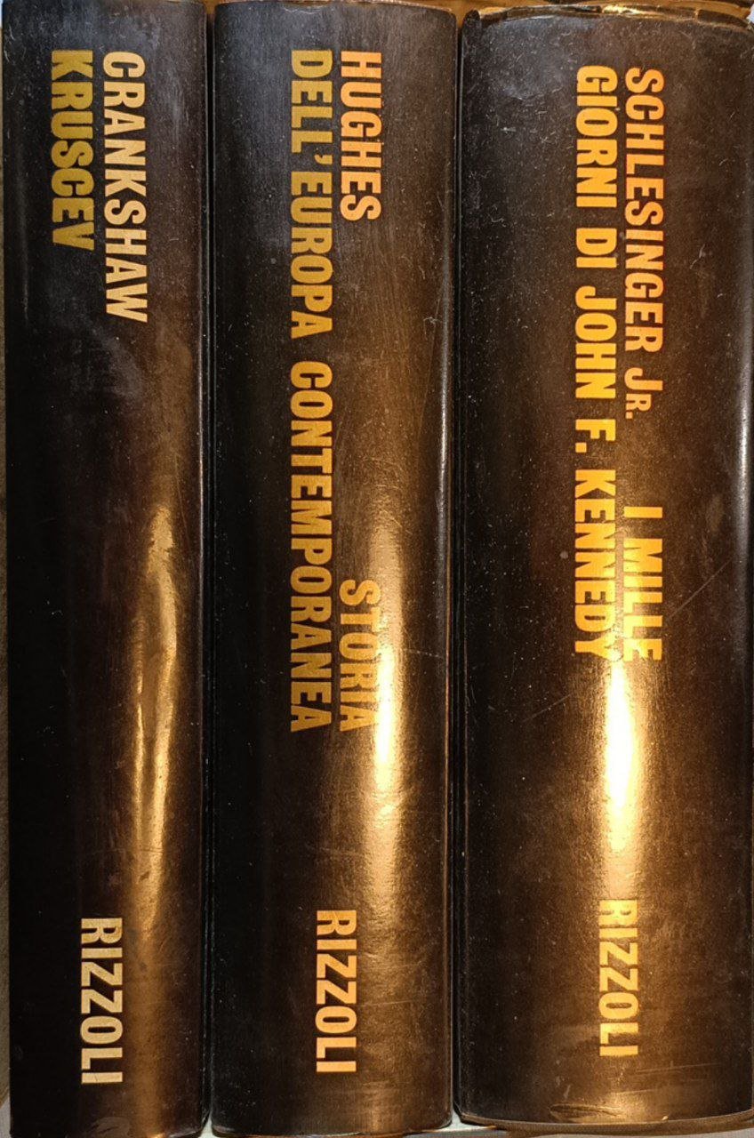 I mille giorni di John F. Kennedy, Storia dell'Europa contemporanea, …