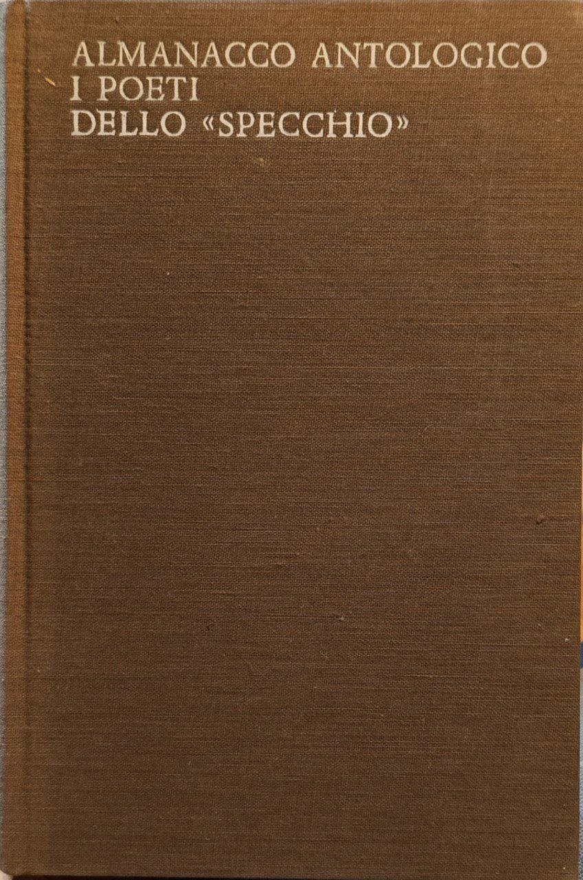 I poeti dello Specchio: almanacco antologico | Immagine principale