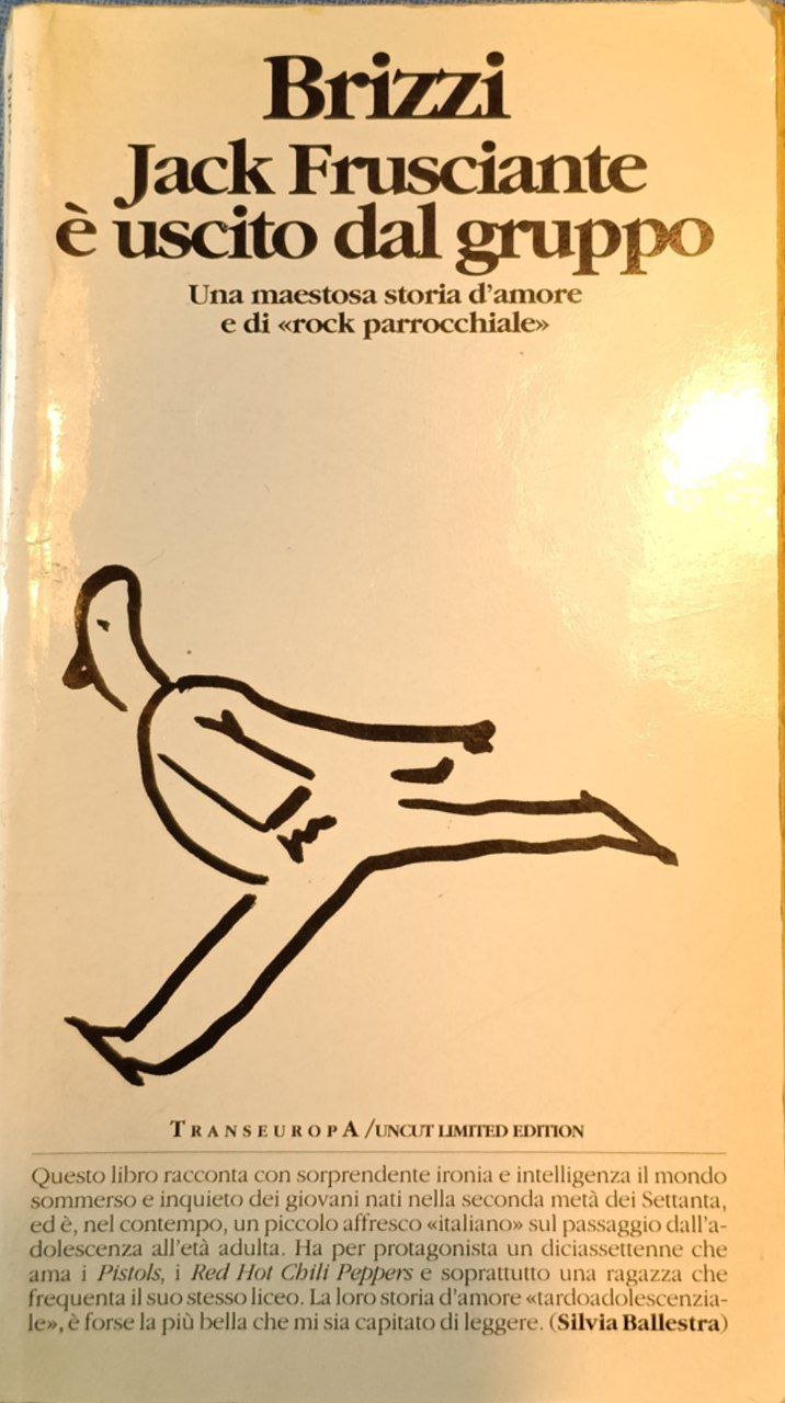 Jack Frusciante è uscito dal gruppo. Una maestosa storia d'amore … | Immagine principale