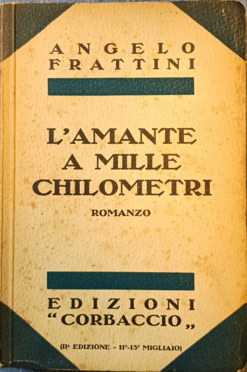 L'amante a mille chilometri: romanzo | Immagine principale