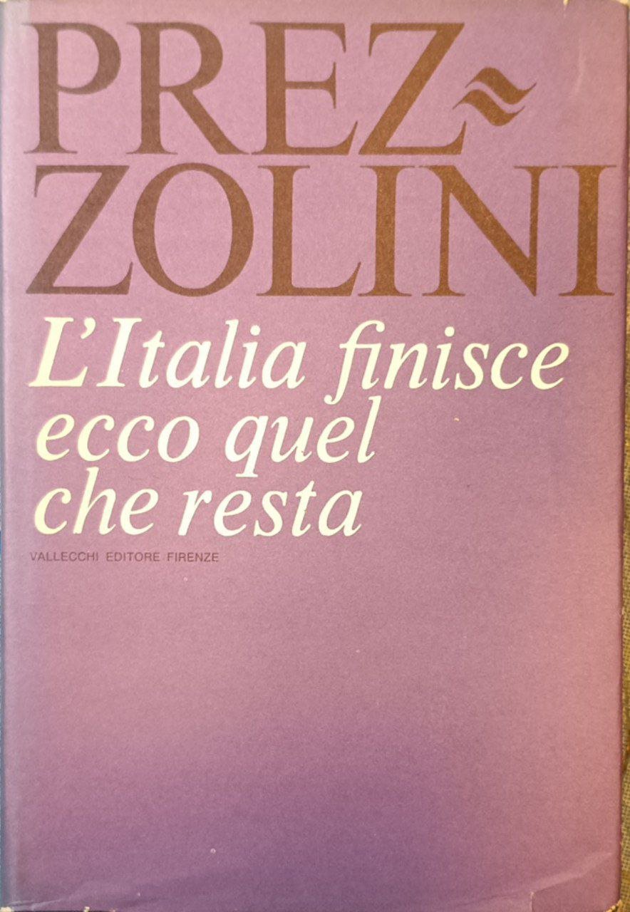 L'Italia finisce ecco quel che resta