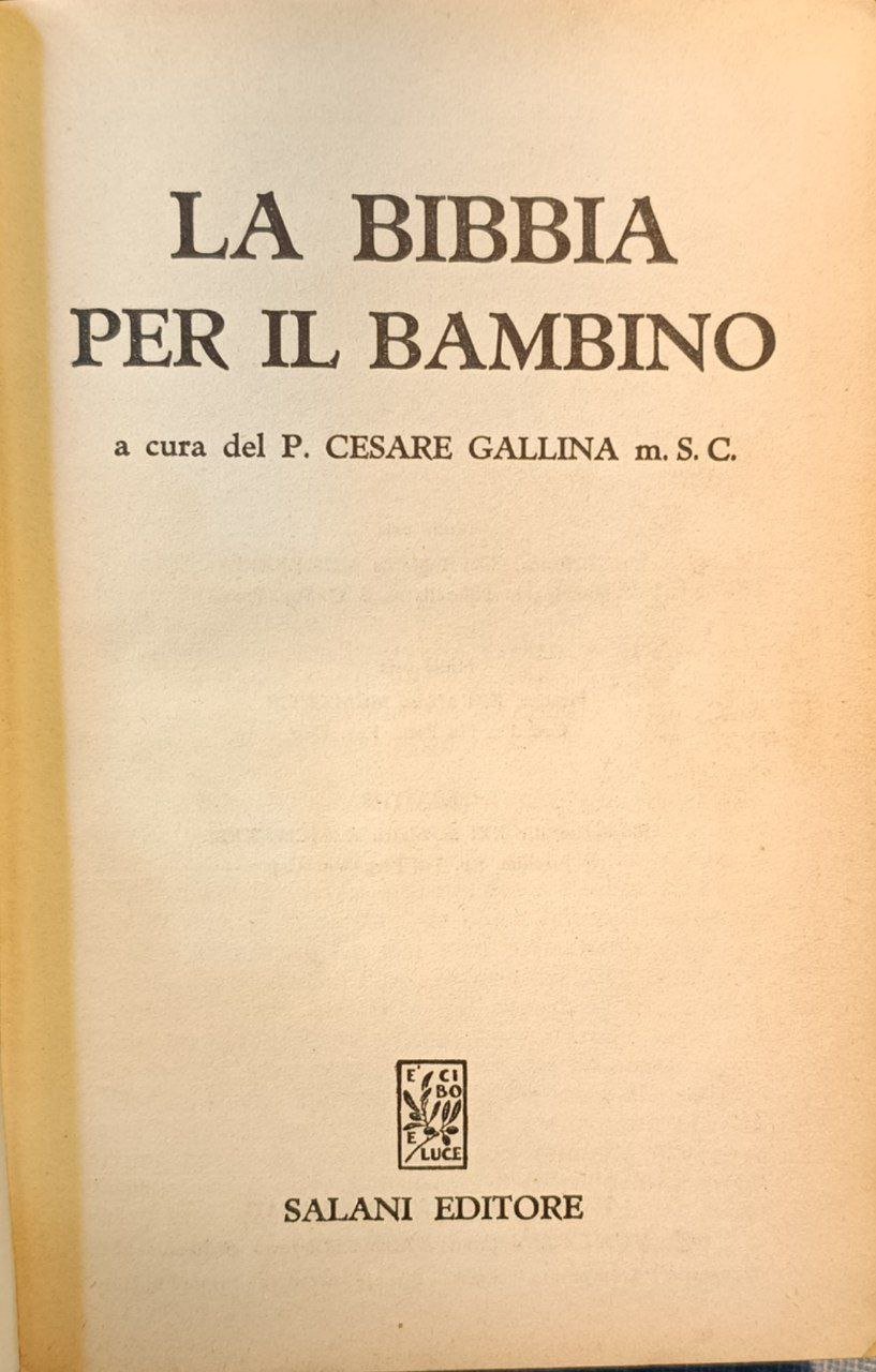 La Bibbia per il bambino | Immagine principale