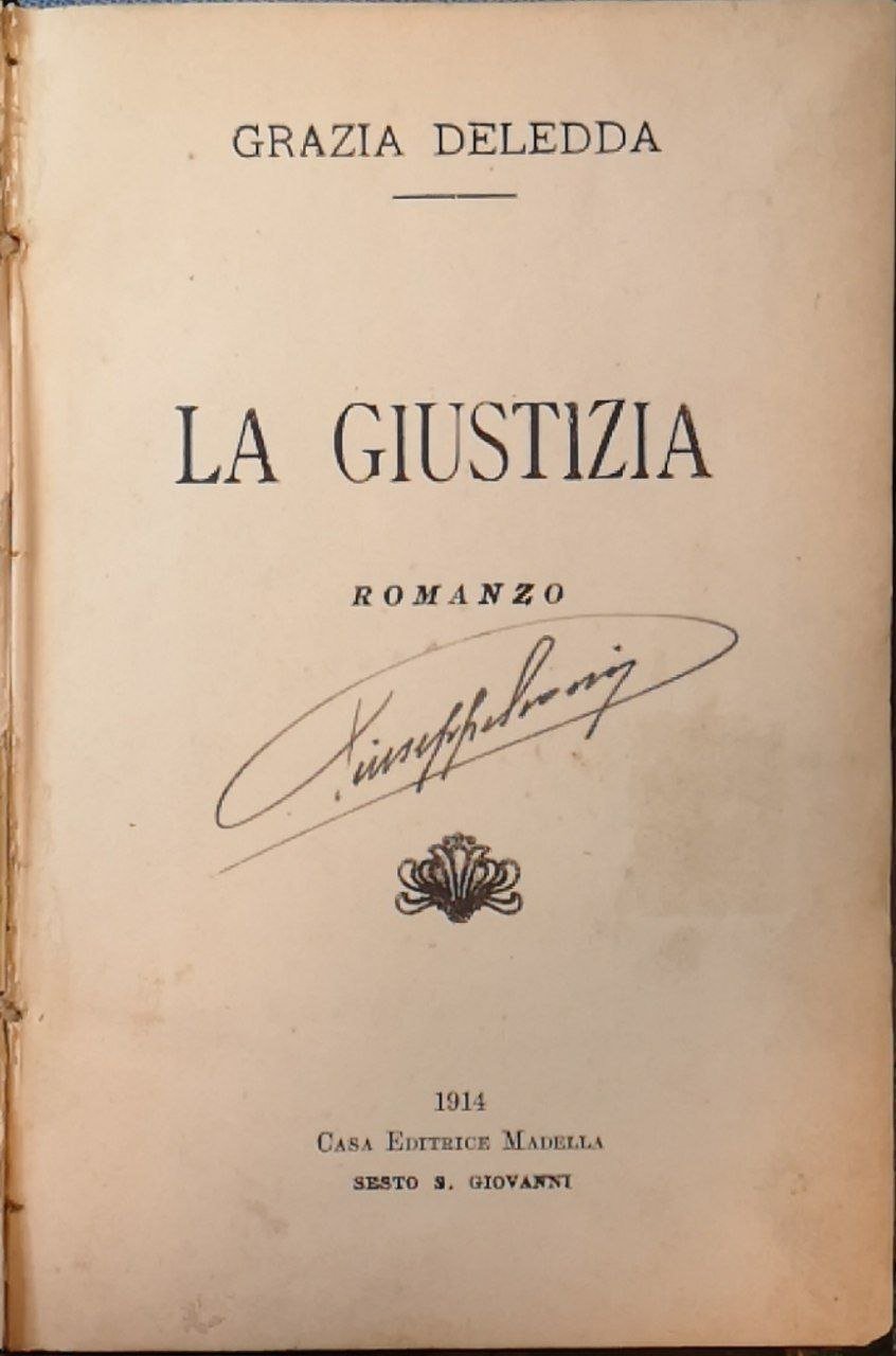 La giustizia: romanzo