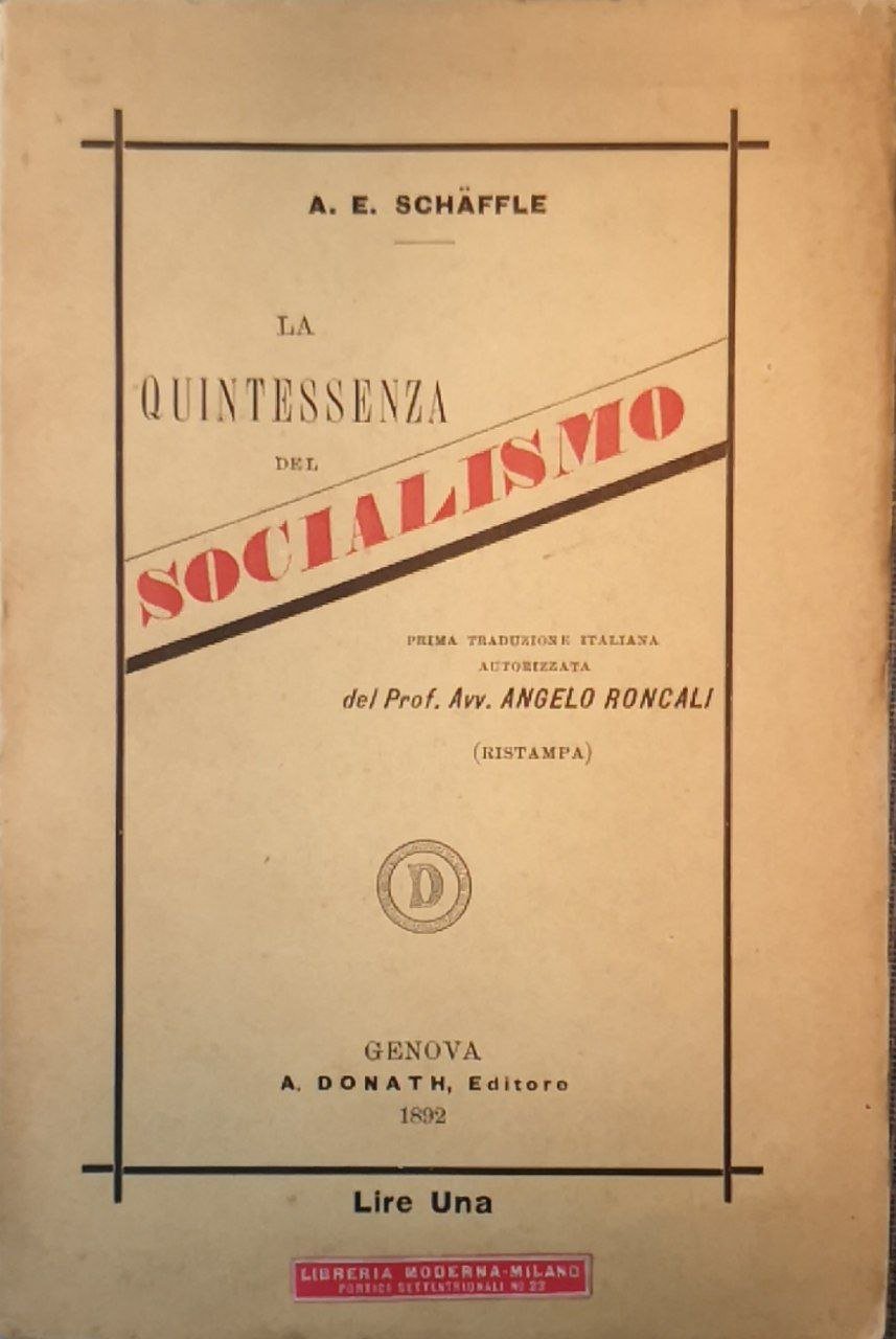 La quintessenza del socialismo