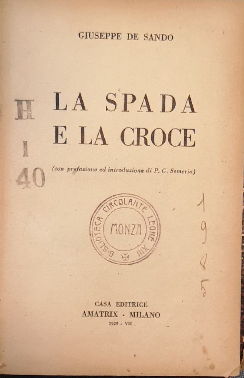 La spada e la croce