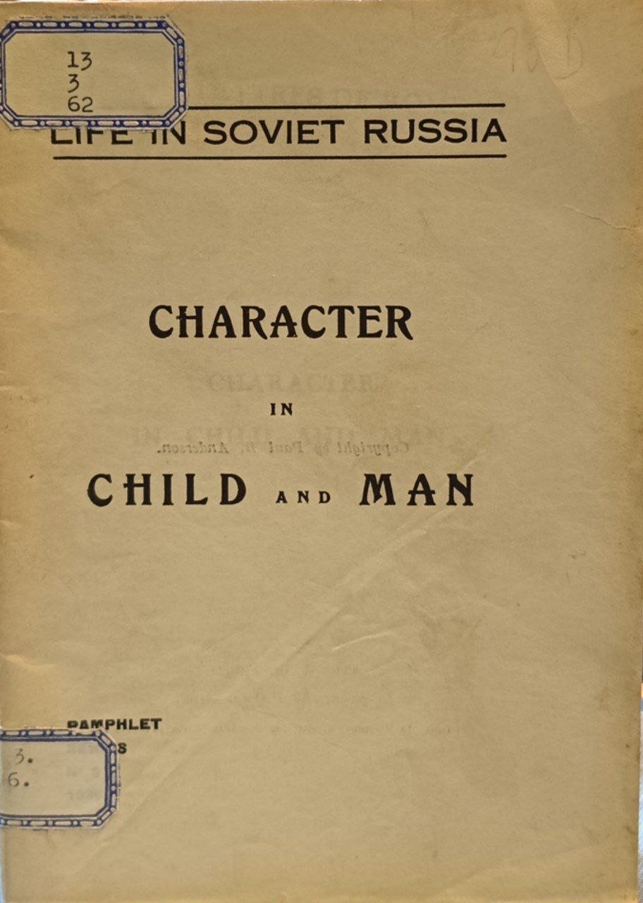 Life in Soviet Russia. Character in child and man. | Immagine principale
