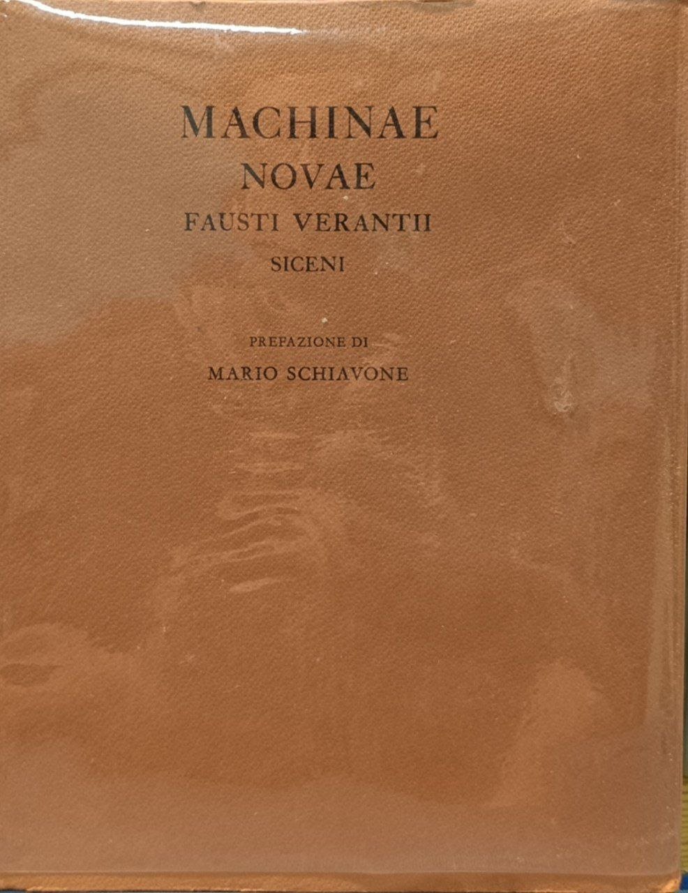 Machinae novae Fausti Verantii Siceni | Immagine principale