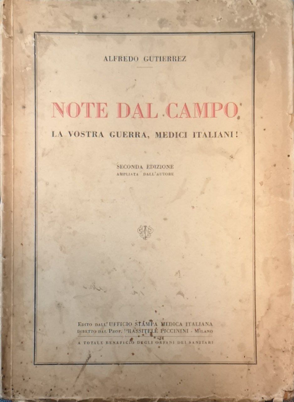 Note dal campo. La vostra guerra medici condotti!