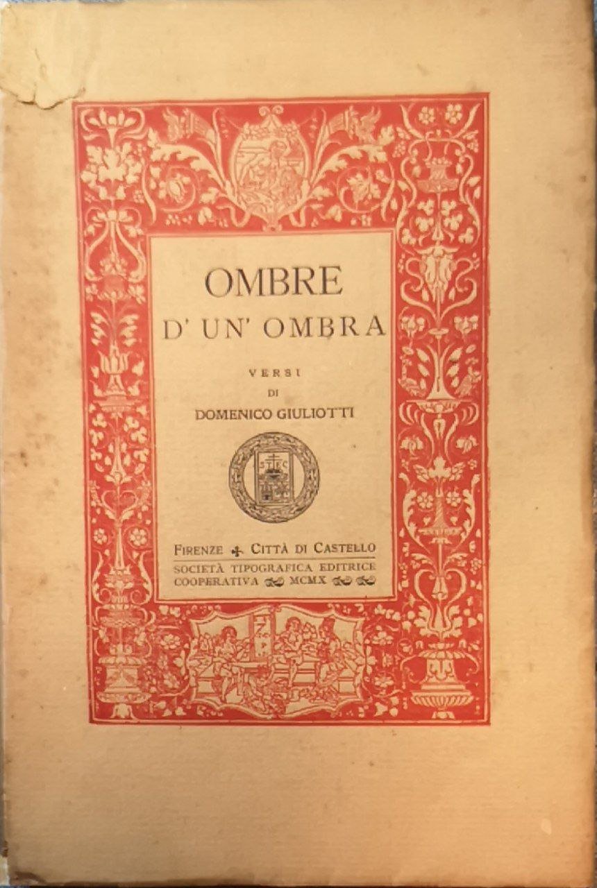 Ombre d'un'ombra: versi