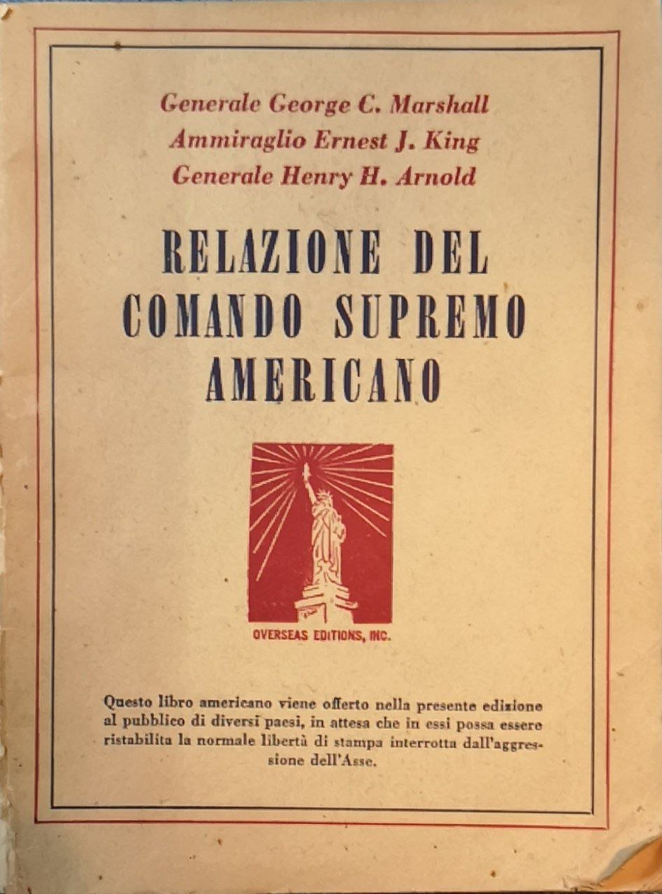 Relazione del Comando supremo americano