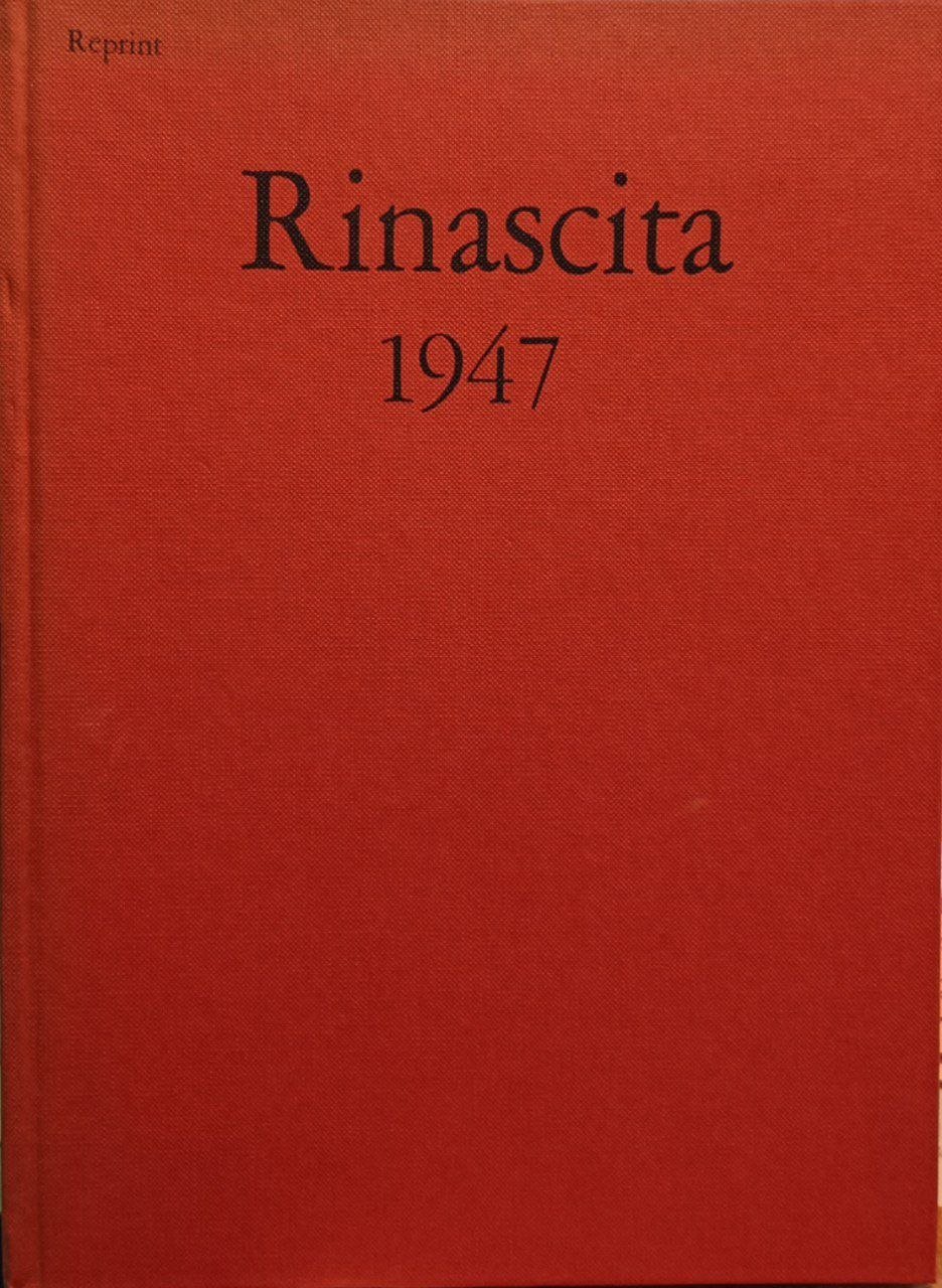 Rinascita 1947. Reprint | Immagine principale