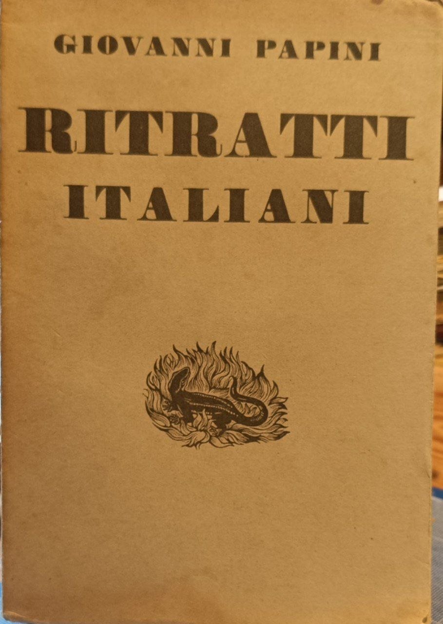 Ritratti italiani: (1904-1931) | Immagine principale
