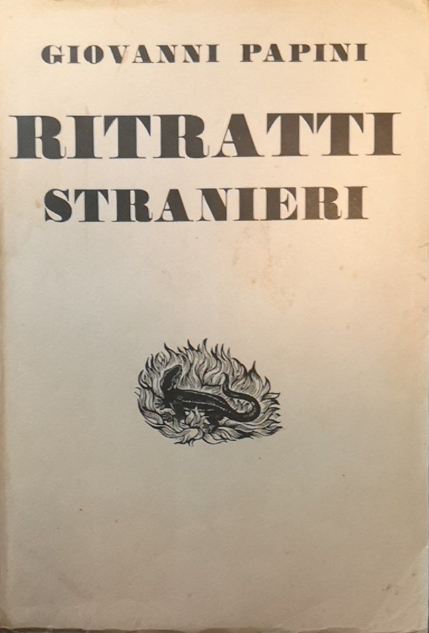 Ritratti stranieri. 1908-1921