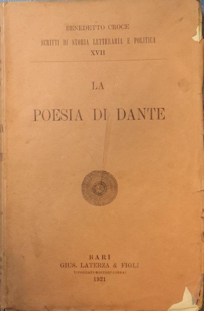 Scritti di storia letteraria e politica XVII: La poesia di …