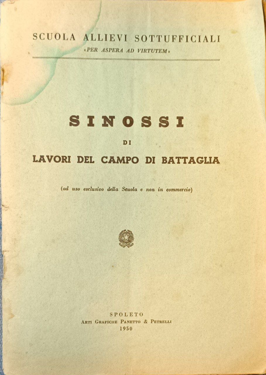 Sinossi di lavori del campo di battaglia