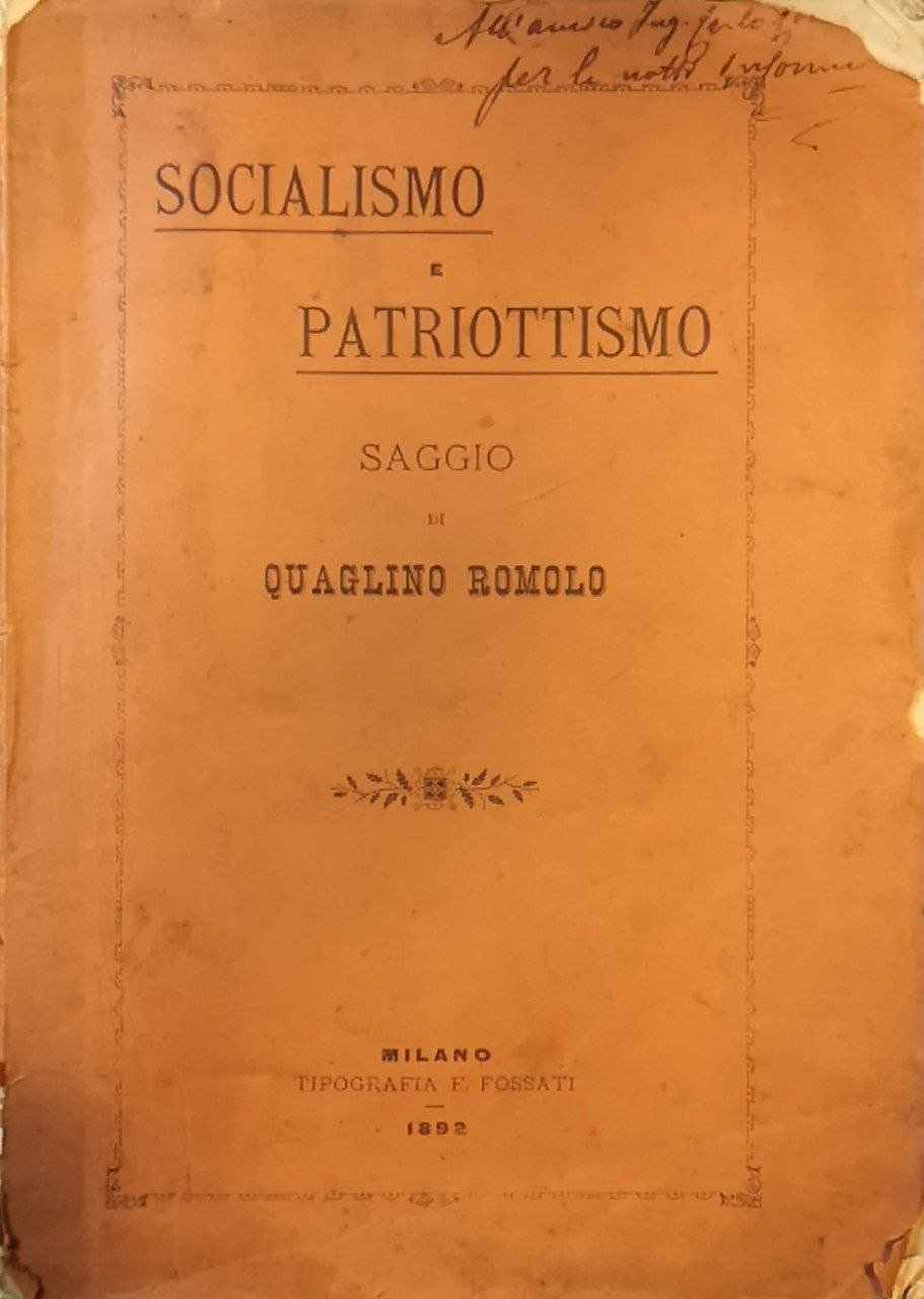 Socialismo e patriottismo