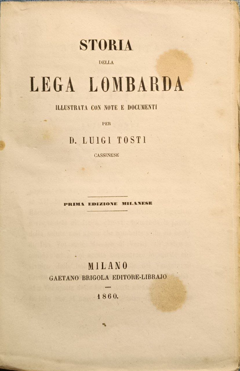 Storia della Lega Lombarda | Immagine principale