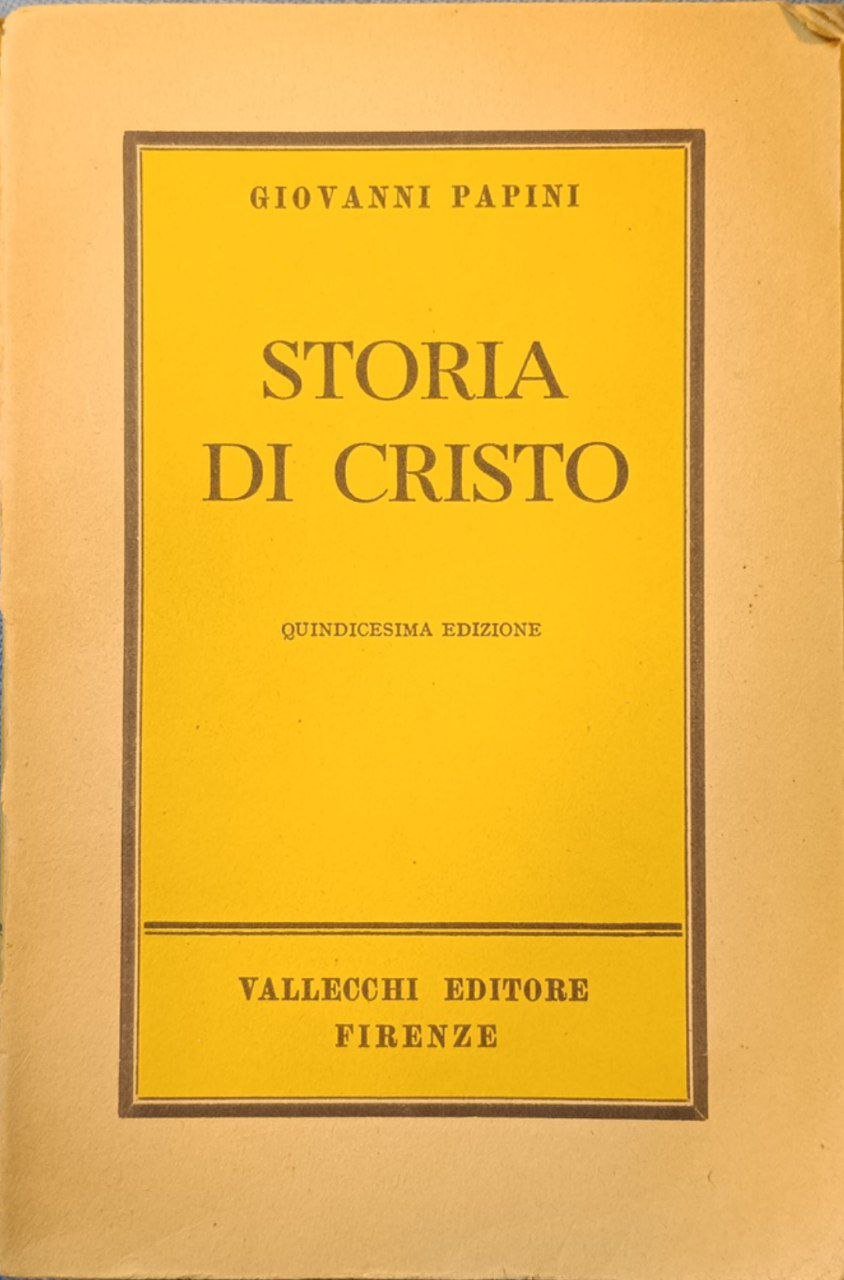 Storia di Cristo