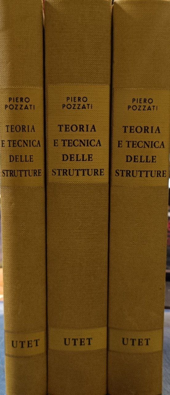Teoria e tecnica delle strutture. 3 volumi | Immagine principale