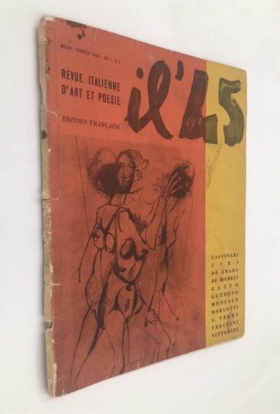 IL '45. Revue italienne d'art et poésie. Edition française. An …