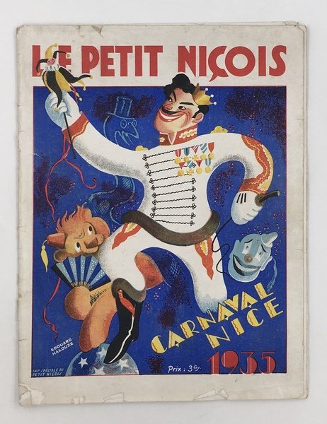 CARNAVAL de NICE 1935. Imp. spéciale du "Petit Niçois".