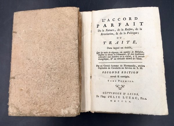 L'ACCORD PARFAIT de la NATURE, de la RAISON, de la …