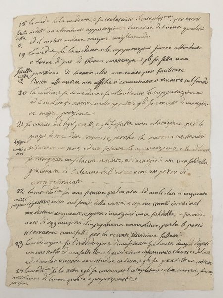 MEMORIA di CURA Cerusica fatta a Giuseppe GRAPELLI di SETTIMO …