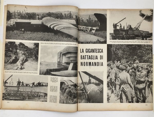L'ILLUSTRAZIONE ITALIANA. Edeizione italiana. n. 24-25, 11-18 giugno 1944. [tra …