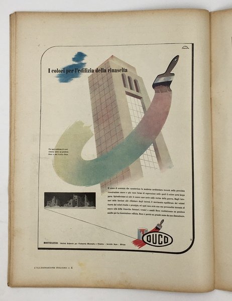 L'ILLUSTRAZIONE ITALIANA. Edeizione italiana. n. 24-25, 11-18 giugno 1944. [tra …