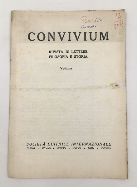 Un EREDE del PASCOLI LATINO: Alfredo BARTOLI. Corposo stralcio da: …