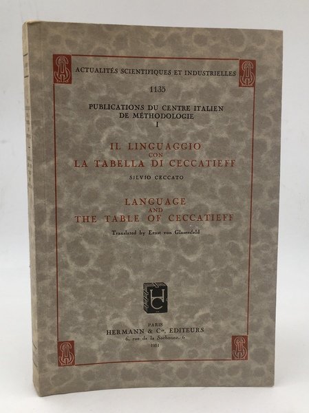 IL LINGUAGGIO con la TABELLA di CECCATIEFF. Language And The …