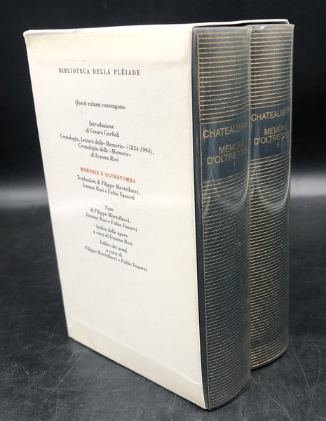MEMORIE d'OLTRETOMBA. Progetto editoriale e introduzione di Cesare GARBOLI. A …