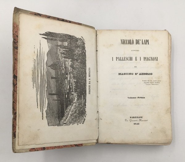 NICCOLò de' LAPI ovvero i PALLESCHI e i PIAGNONI. "Ristampa, …