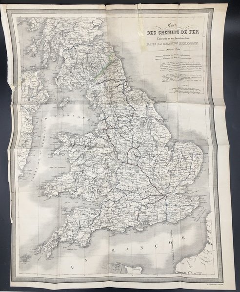 CARTE des CHEMINS de FER exécutés et en Construction dans …