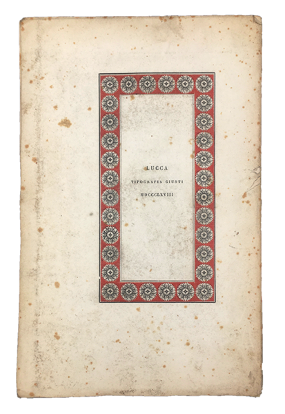 LETTERE a LORENZO il MAGNIFICO e ad altri. Edizione LIMITATA …