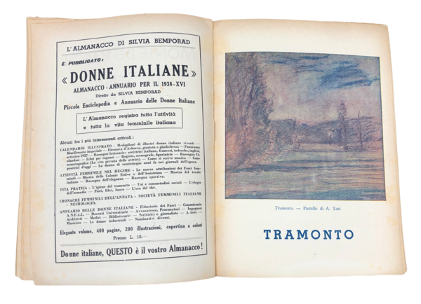ALMANACCO dei VISACCI 1938- XVI.