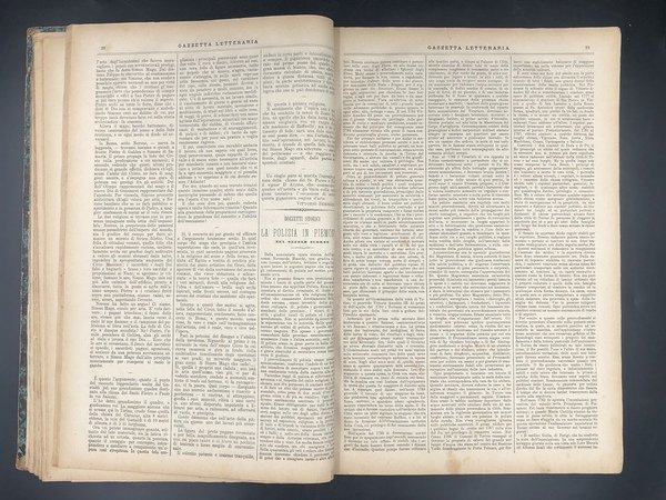 GAZZETTA LETTERARIA redatta dai MIGLIORI SCRITTORI. Anno I°, 1877. 2.a …
